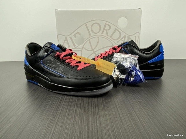 2 Retro SP Jordan Low Off-White Black Blue DJ4375-004 0927